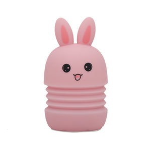 TONGER® Pink Bunny Silicon Night Light