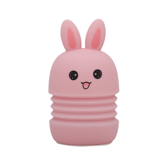 TONGER® Pink Bunny Silicon Night Light