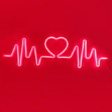 TONGER® Red Heart Beat LED Neon