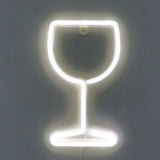 TONGER®White Goblet  LED Neon Sign