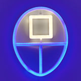 TONGER®Blue&White Squid Game Icon LED Wall  Neon