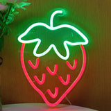 TONGER®Strawberry LED Neon Sign