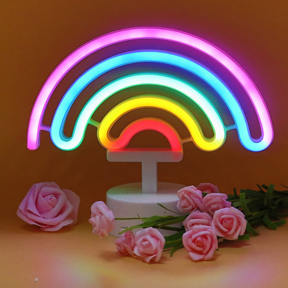 TONGER® Colorful Rainbow Table LED neon light