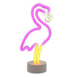 TONGER® Flamingo Table LED Neon Light