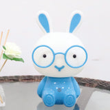 TONGER® Cute Touch Switch Dimmable chargeable Kids Cartoon Bunny Table Light