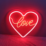 TONGER®Red Heart Love Wall Neon