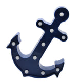 TONGER® Navy Blue Anchor LED Marquee Light