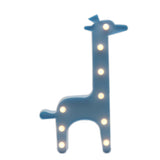 TONGER® Blue Giraffe LED Marquee Light