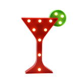 TONGER® Cocktail Cup LED Marquee Light