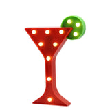 TONGER® Cocktail Cup LED Marquee Light