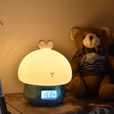 TONGER® Pink Bunny Alarm Clock With Light