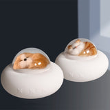 TONGER® Dog spaceship silicone lamp