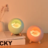 TONGER® Pink Pet House Night Light