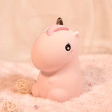 TONGER® Pink Unicorn Silicon Light