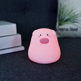 TONGER® Funny Mini Pig Silicon Light