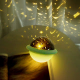 TONGER® Green UFO Project Silicon Night Light