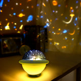 TONGER® Green UFO Project Silicon Night Light