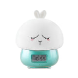 TONGER® Pink Bunny Alarm Clock With Light