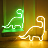 TONGER®Warm White Dinosaur LED Neon