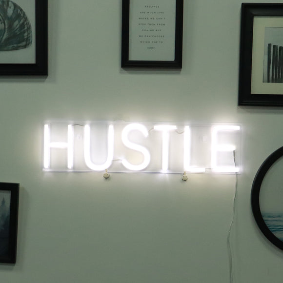 TONGER® HUSTLE wall LED neon sign