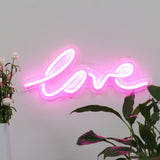 TONGER® Pink Love wall LED neon sign