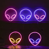 TONGER® Blue Alien Wall LED Neon Light Sign