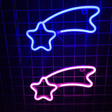 TONGER® Blue Meteors Wall LED Neon Light Sign