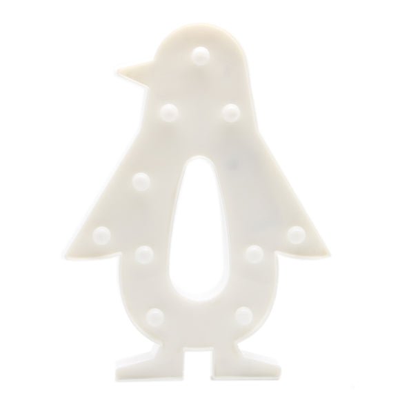 TONGER® White Penguin LED Marquee Light