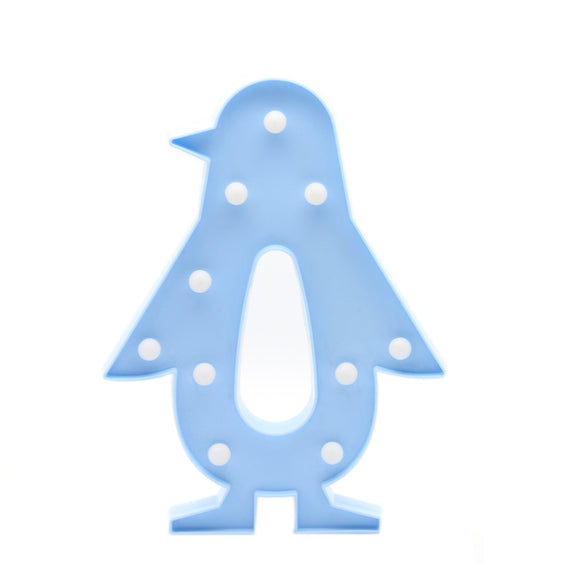 TONGER® Blue Penguin LED Marquee Light