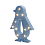 TONGER® Blue Penguin LED Marquee Light