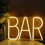 TONGER®Warm White Bar LED Neon Sign