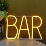 TONGER®Warm White Bar LED Neon Sign