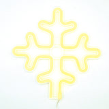 TONGER® Warm White Snowflake Wall LED neon light