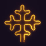 TONGER® Warm White Snowflake Wall LED neon light