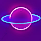 TONGER® Pink and Blue Universe Wall LED neon light
