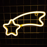 TONGER® Warm White Meteors Wall LED Neon Light Sign