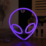 TONGER® Blue Alien Wall LED Neon Light Sign