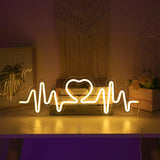 TONGER® Warm White Heart Beat LED Neon