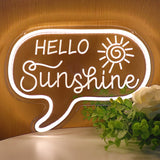 TONGER®Hello Sunshine Wall Neon Sign