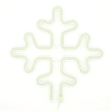 TONGER® Warm White Snowflake Wall LED neon light