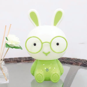 TONGER® Cute Touch Switch Dimmable chargeable Kids Cartoon Bunny Table Light