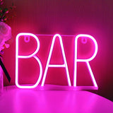 TONGER®Pink Bar LED Neon Sign