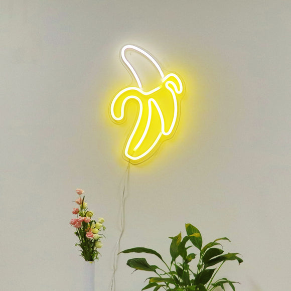 TONGER® Banana wall LED neon sign