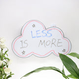 TONGER® Black Cloud Writable Lightbox