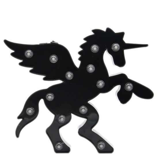 TONGER® Black Fly Unicorn LED Marquee Light