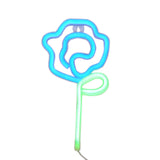 TONGER® Blue &Green Flower Shape LED Neon Sign