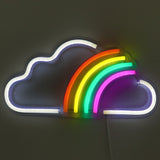 TONGER® Cloud With Rainbow wall LED neon sign