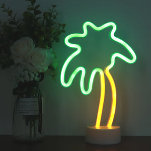 TONGER® Coconut Tree Table LED Neon Light
