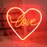 TONGER®Red Heart Love Wall Neon