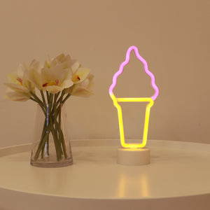 TONGER® Ice Cream Table LED neon light